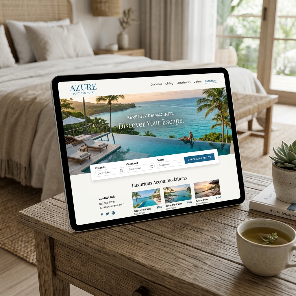 Sistemas de Reserva - Azure Boutique Hotel