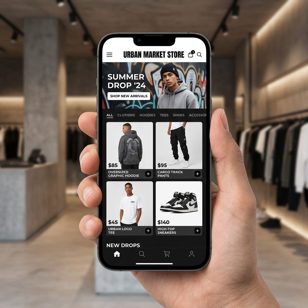 E-commerce - Urban Market Store